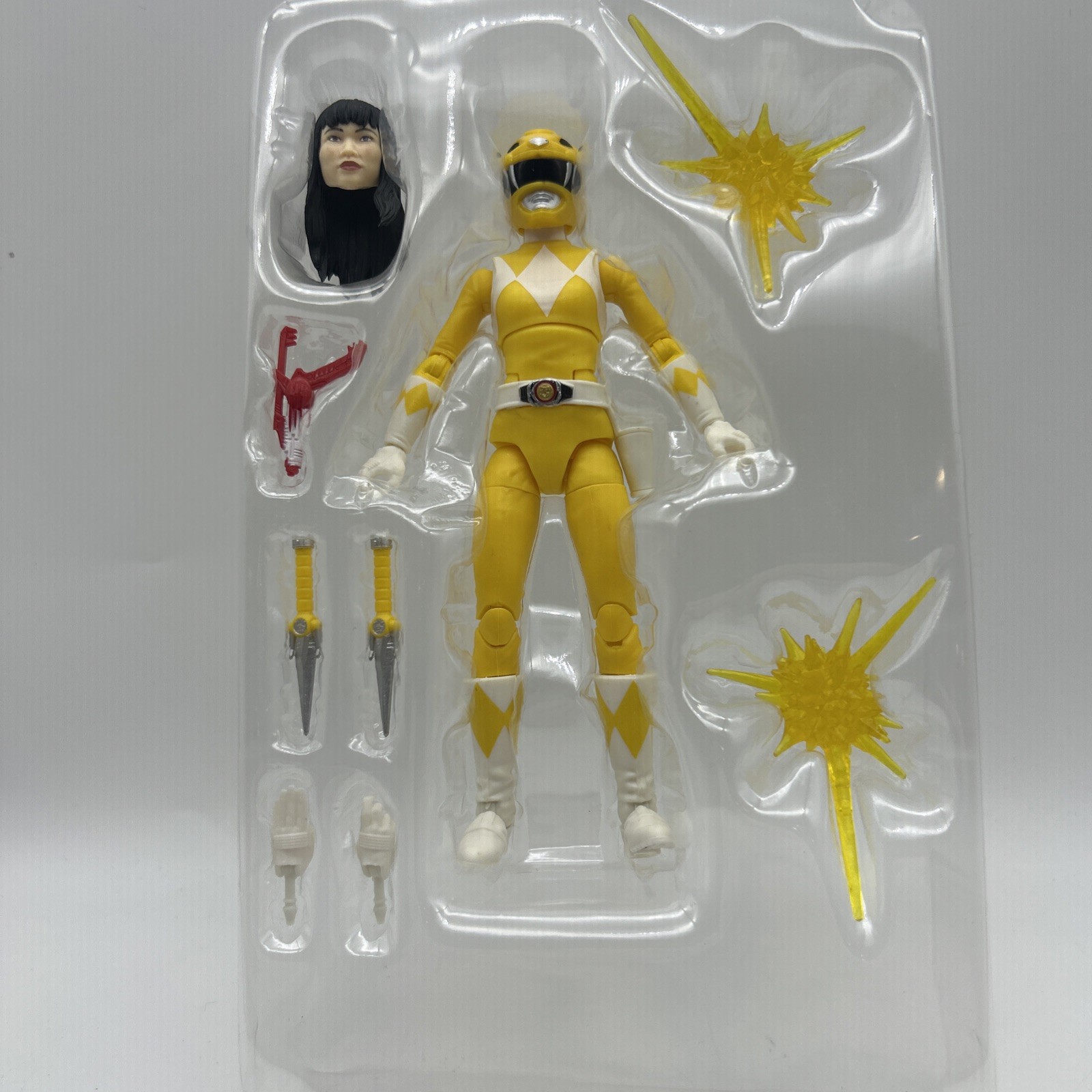 Hasbro Power Rangers Lightning Collection Mighty Morphin Yellow Ranger COMPLETO