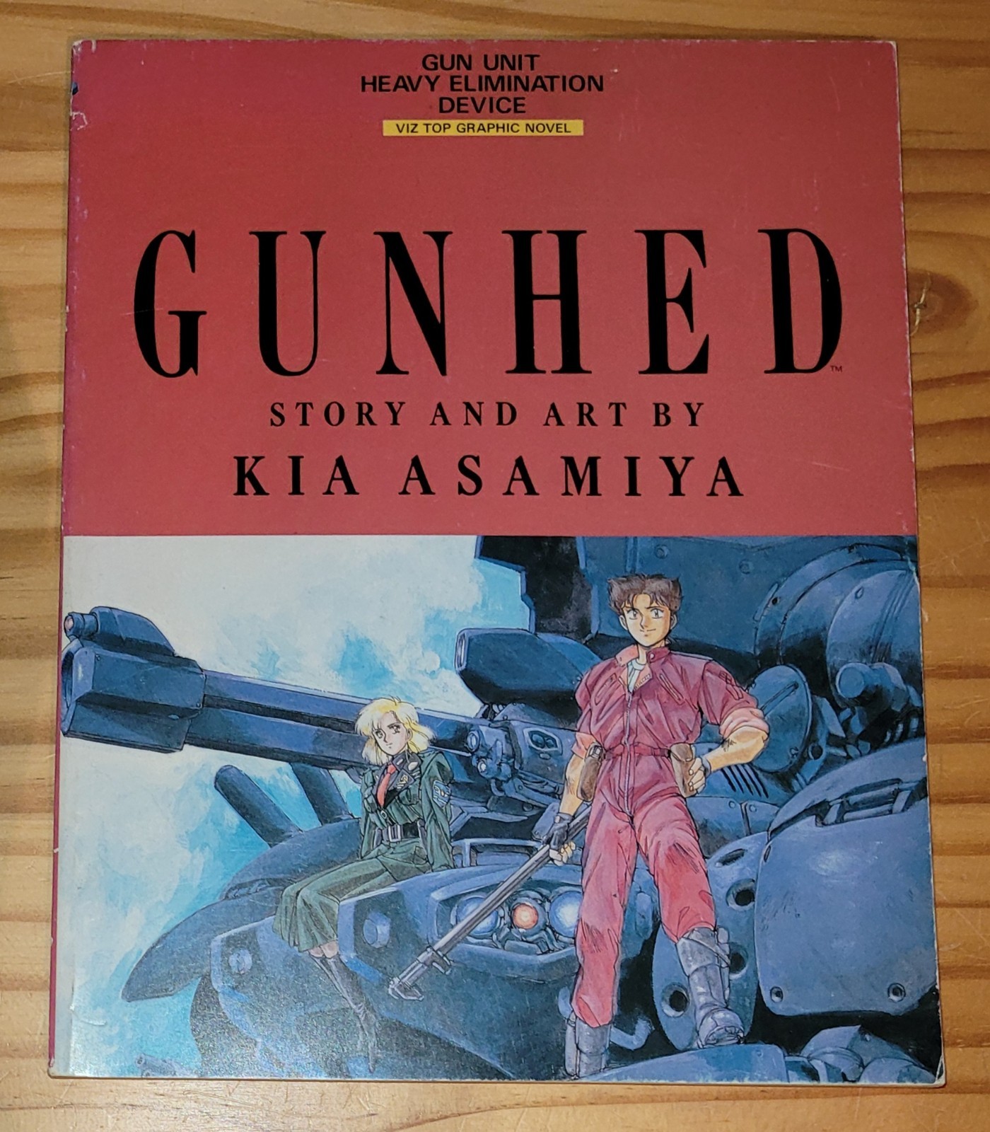Manga, Gunhed, Kia Asamiya, Fullcolor, Viz Top Graphic Novel, raro inglese