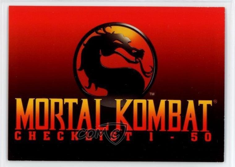 Carte lista di controllo Classic Mortal Kombat 1994 1-50 #99 00l8