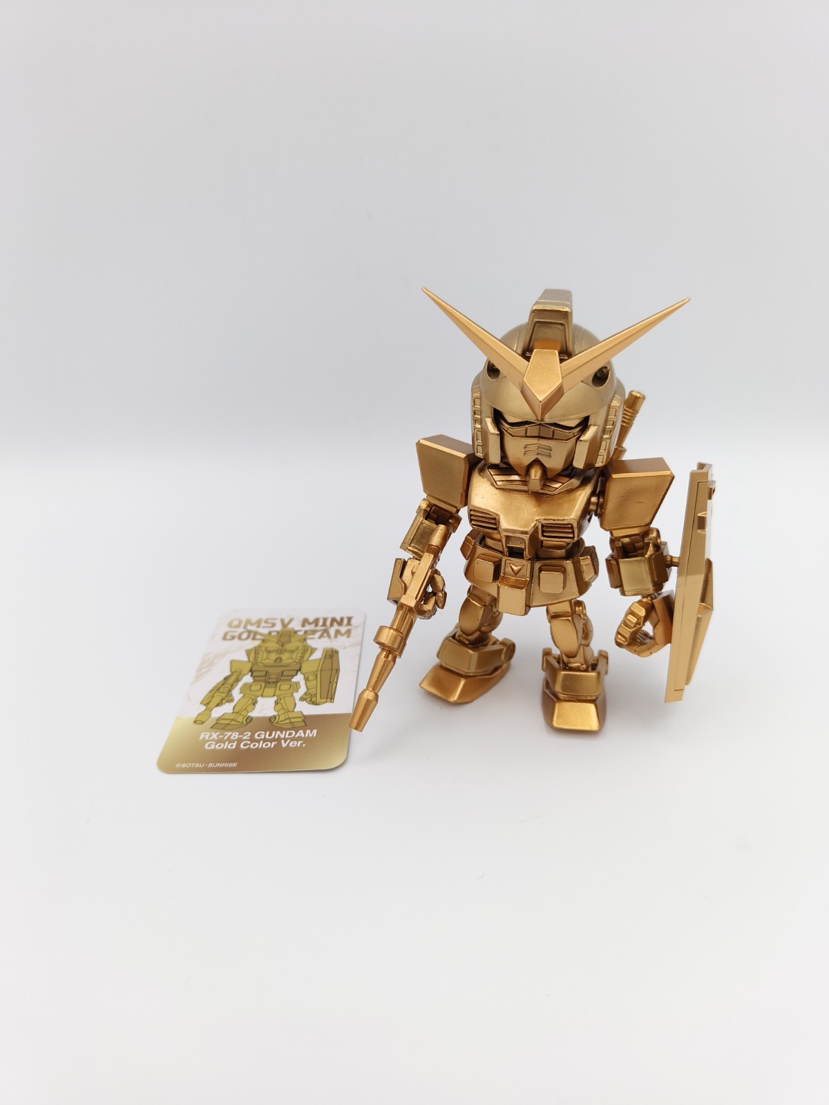 Modellino Bandai QMSV Mini Gold Team RX-78-2 Gundam Blind Box