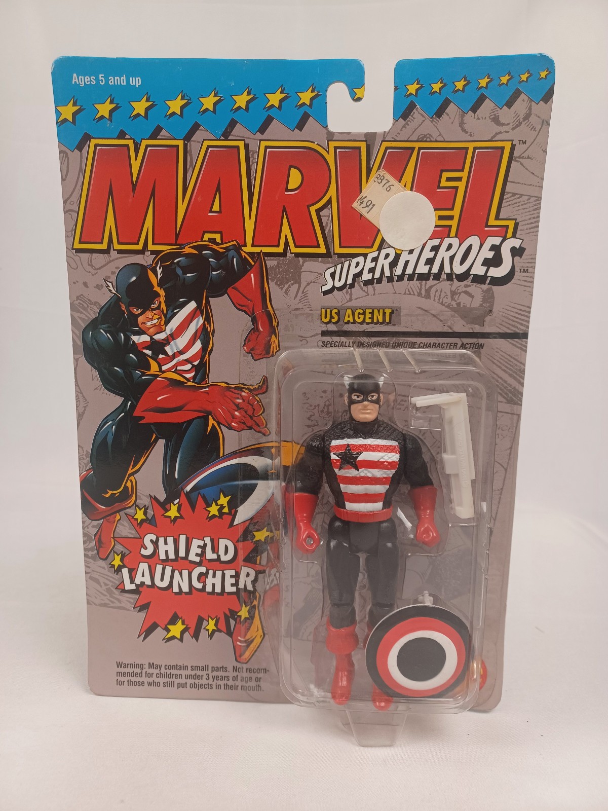 Marvel Super Heroes US Agent Action Figure Toy Biz Sealed Carded 1994 Vintage