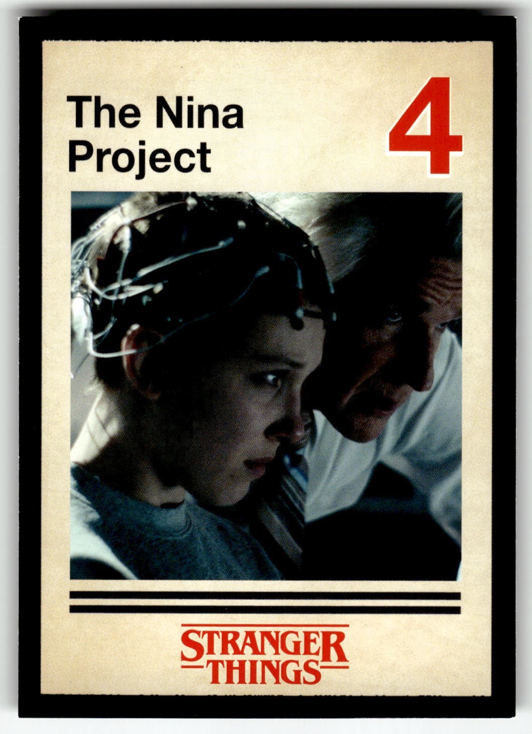 2026 Panini Stranger Things Questa è la nostra storia Card #82 Eleven & Martin Brenner