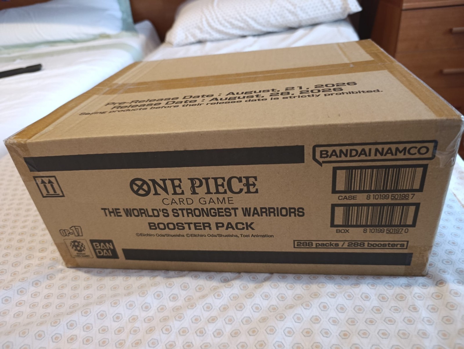 One Piece OP-17 Worlds Strongest Warriors Sealed Case 12 Boxes ENGLISH IN HAND