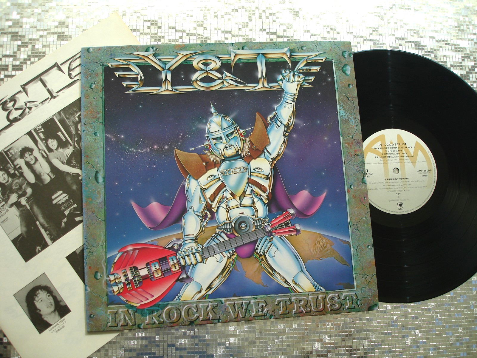 Y & T ~ In Rock We Trust ~  1984  Japanese IMPORT  LP A&M Records – AMP-28099