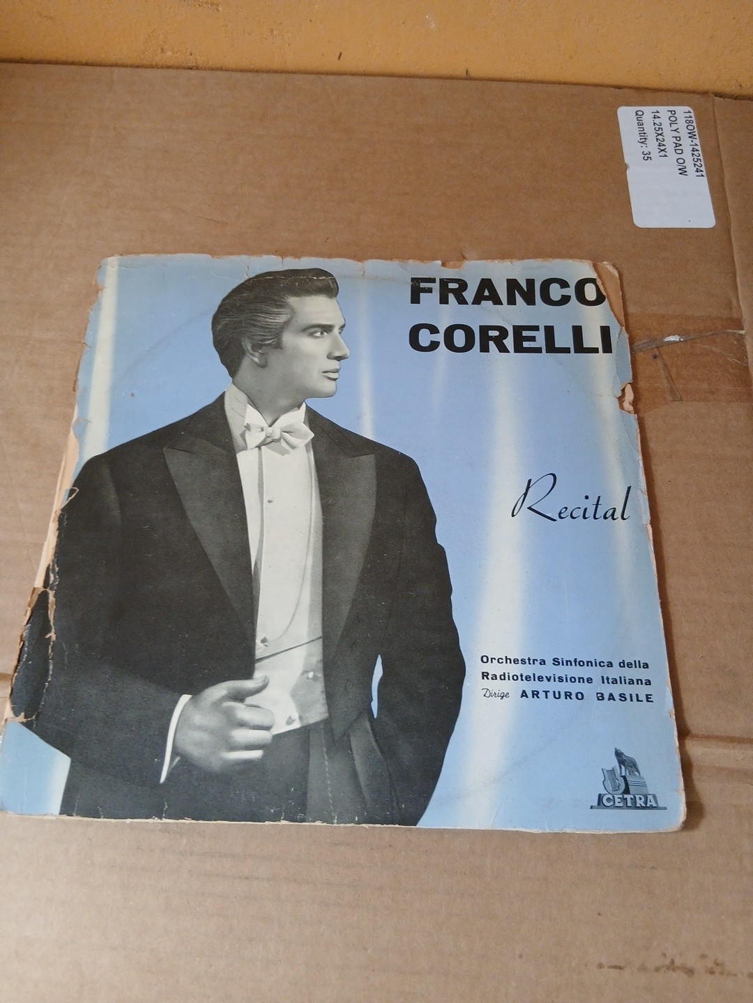 Franco Corelli Recital Orchestra Sinfonica Della Radiotelevisione Italiana...