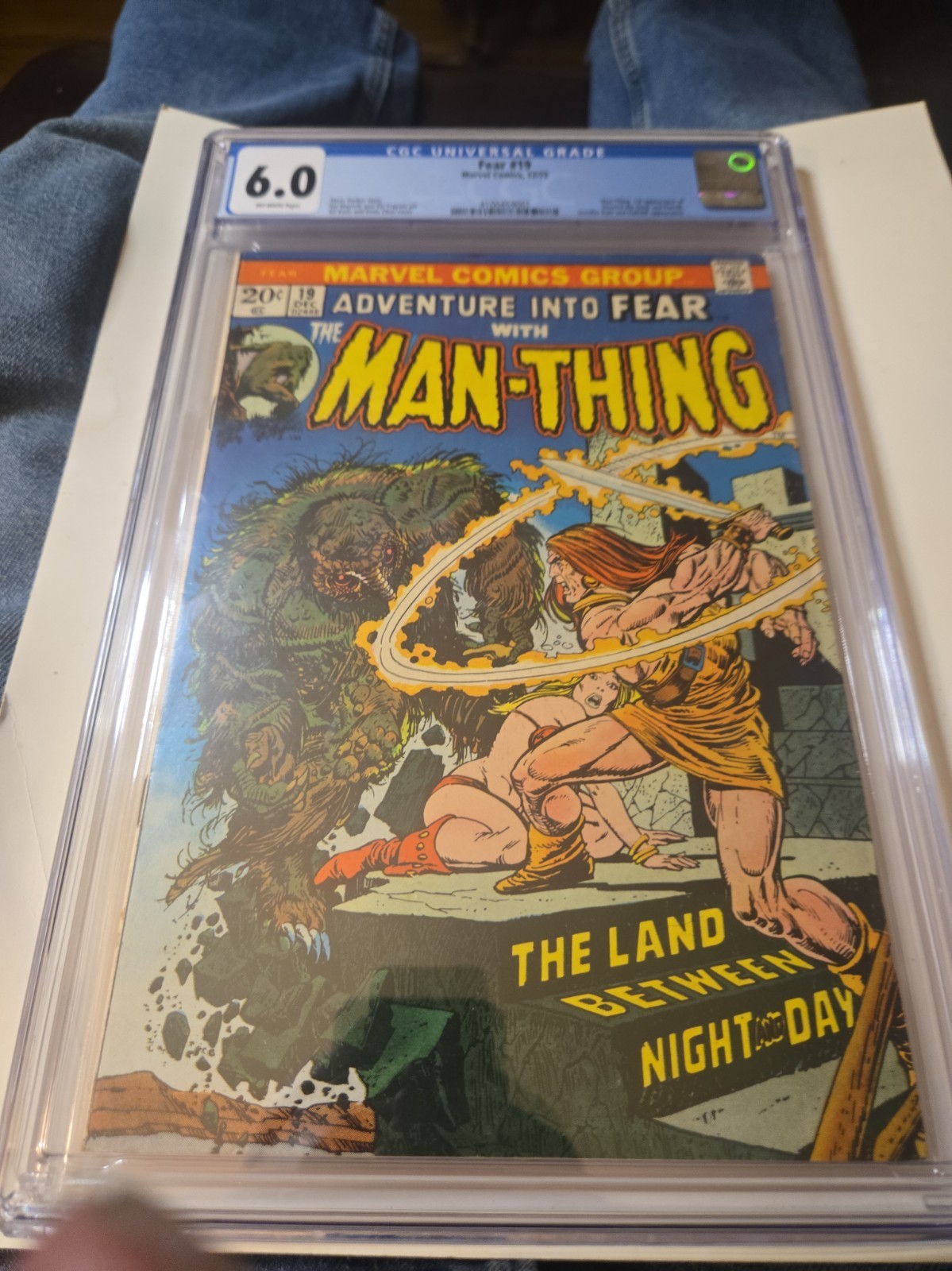 Fear #19 Marvel Comics 1973 Man-Thing CGC 6.0 Off White Pages1st Howard the Duck