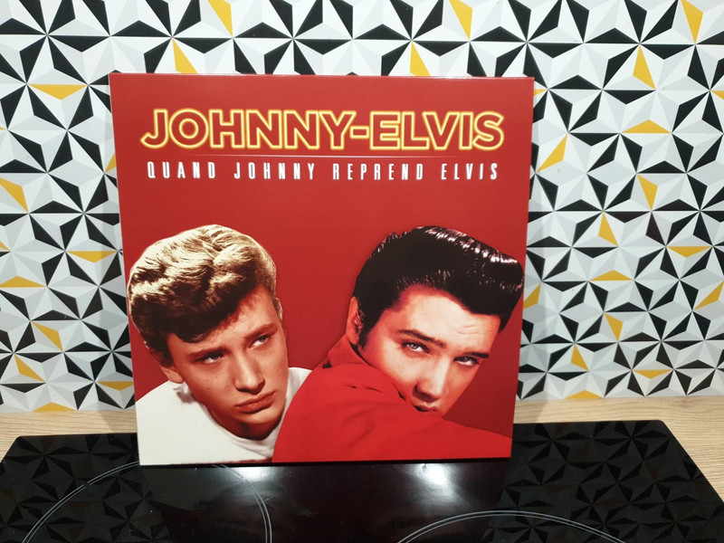 Vinyle picture 33T Johnny Hallyday - Elvis Presley - Quand Johnny reprend Elvis - N° 312/1000 - 2015