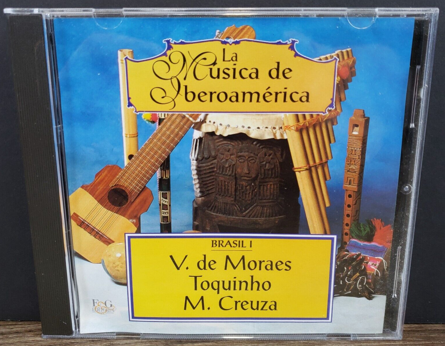 V. DE MORAES TOQUINHO M. CREUZA BRASIL I CD 1996 F&G EDITORES 15 TRACKS SPAIN