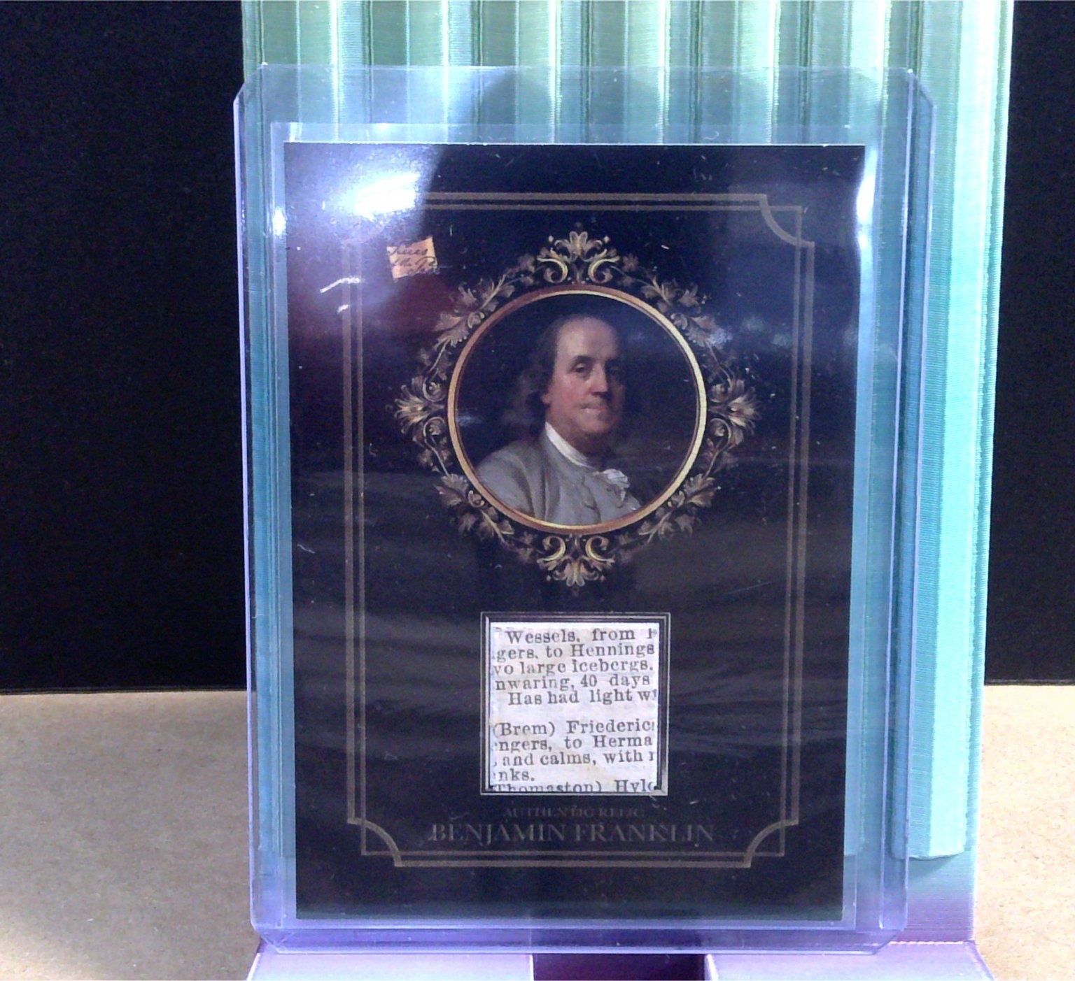 Benjamin Franklin Relic 2024 Super Products SINGOLO-25