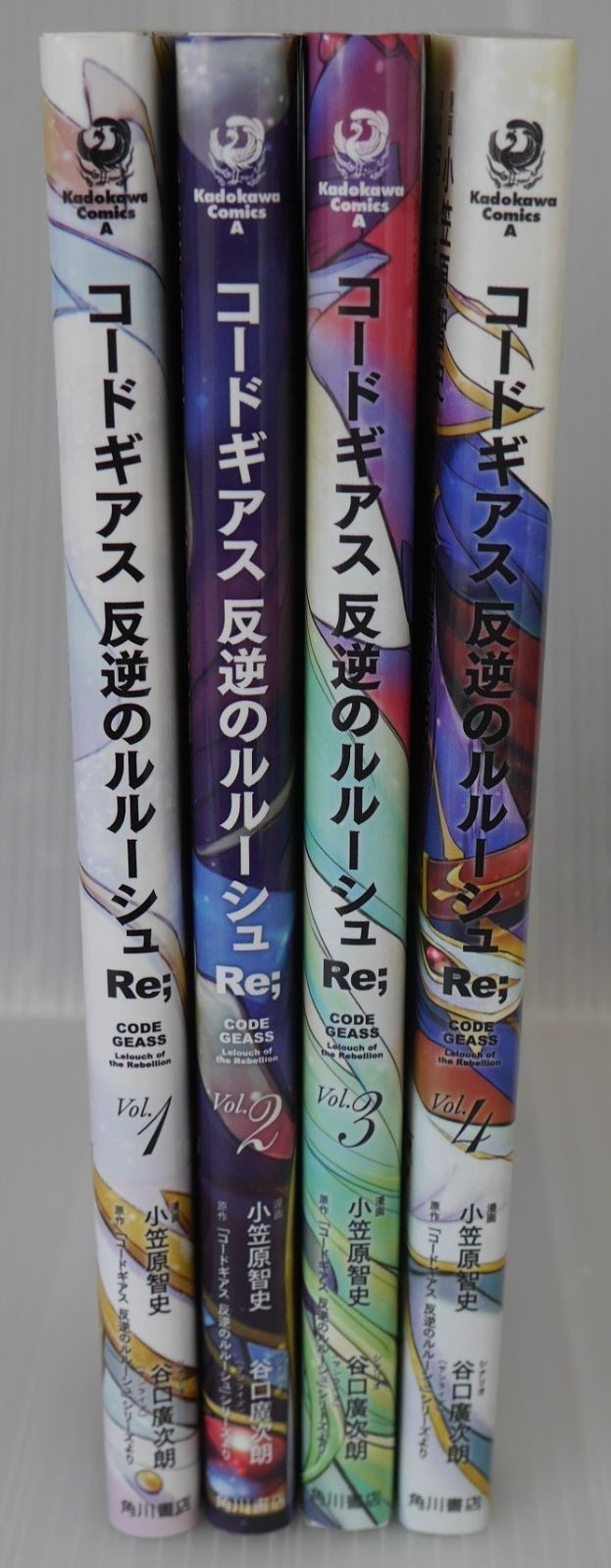 Code Geass Lelouch of the Rebellion Re giapponese Vol.1-4 set completo fumetti JP