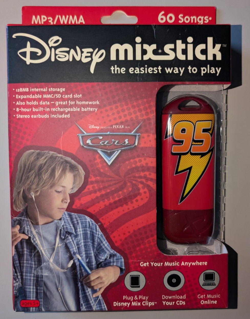 Disney MixStick lettore mp3 Cars Saetta McQueen nuovo in confezione