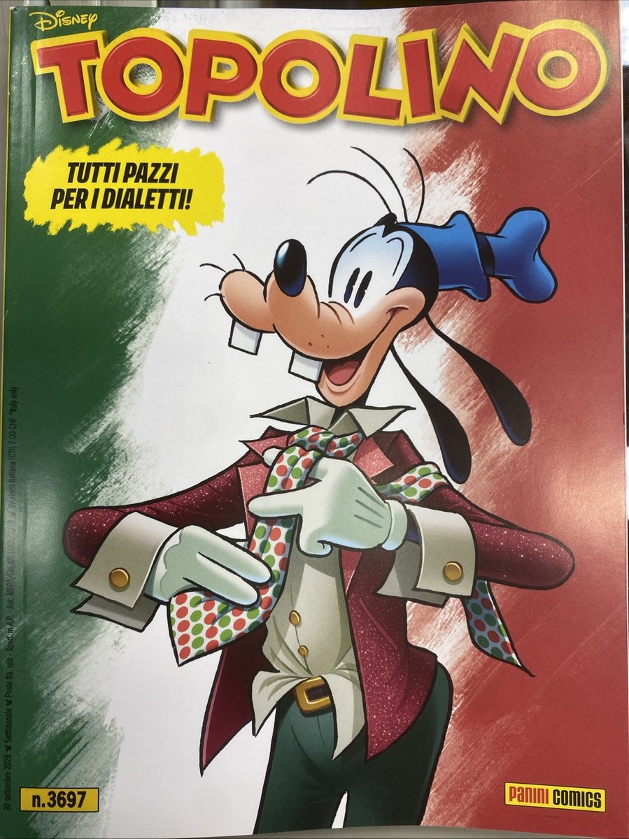 Disney TOPOLINO nr.3697 Dialetti