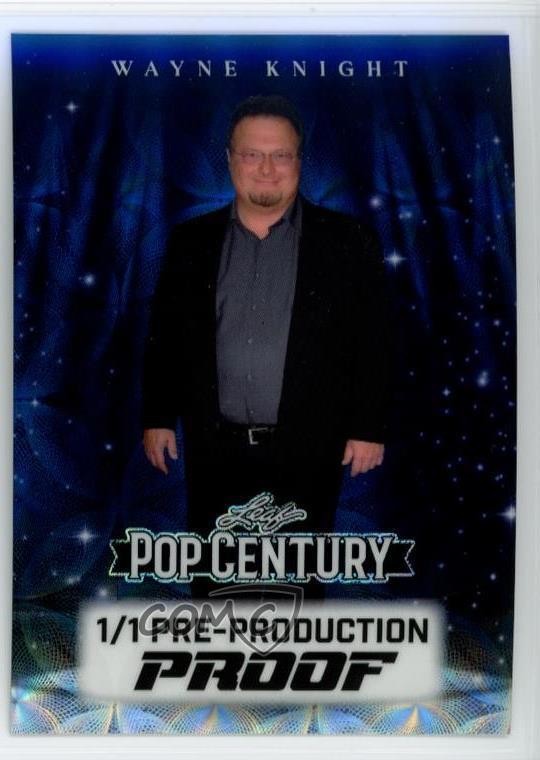 2026 Foglia Metallo Pop Century Pre-Produzione Proof Non Firmato 1/1 Wayne Knight 9et