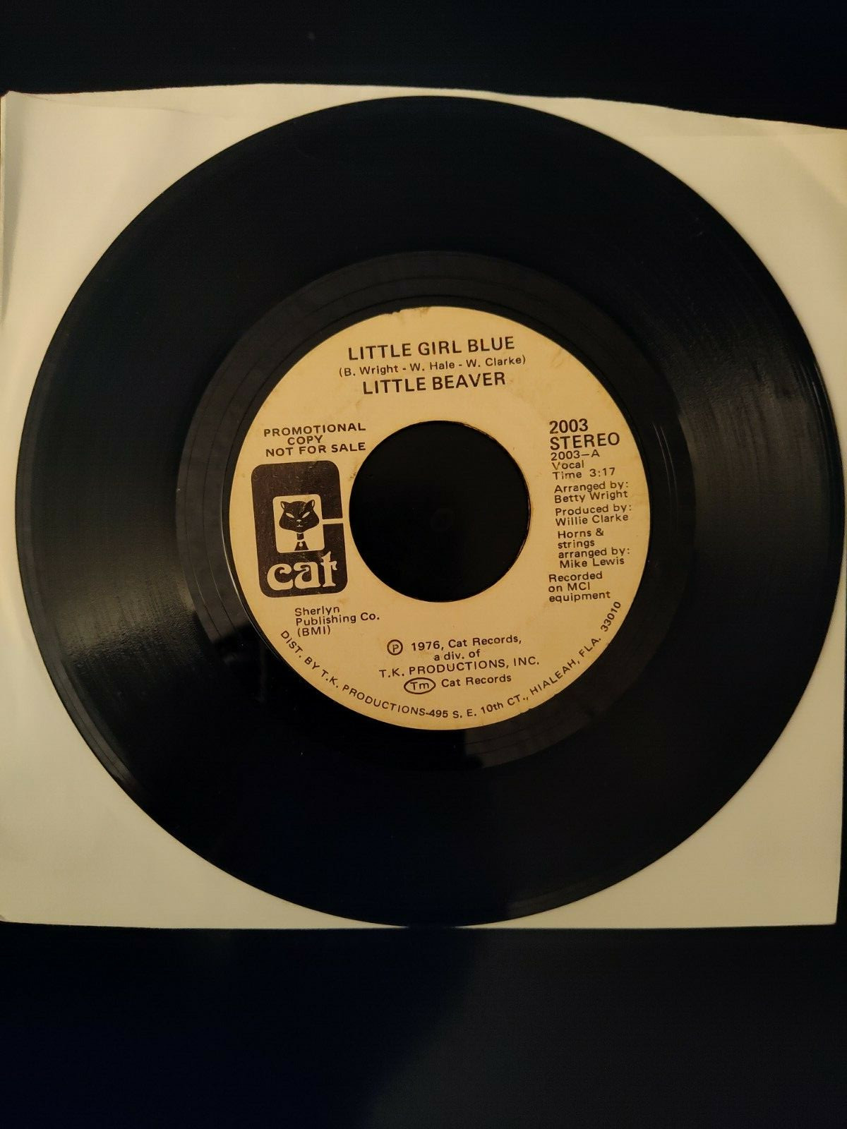 Little Beaver - Little Girl Blue - 7" 45rpm Promo