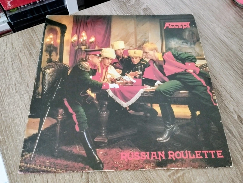 Accept vinyle Original 1986 Russian Roulette