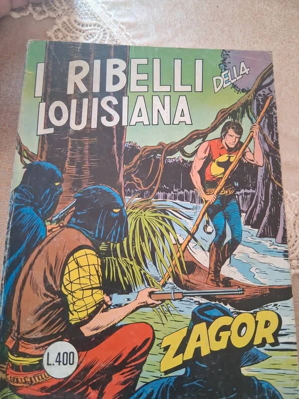 Fumetto ZAGOR n. 102 - I ribelli della Louisiana (Zenith 153) - 1974