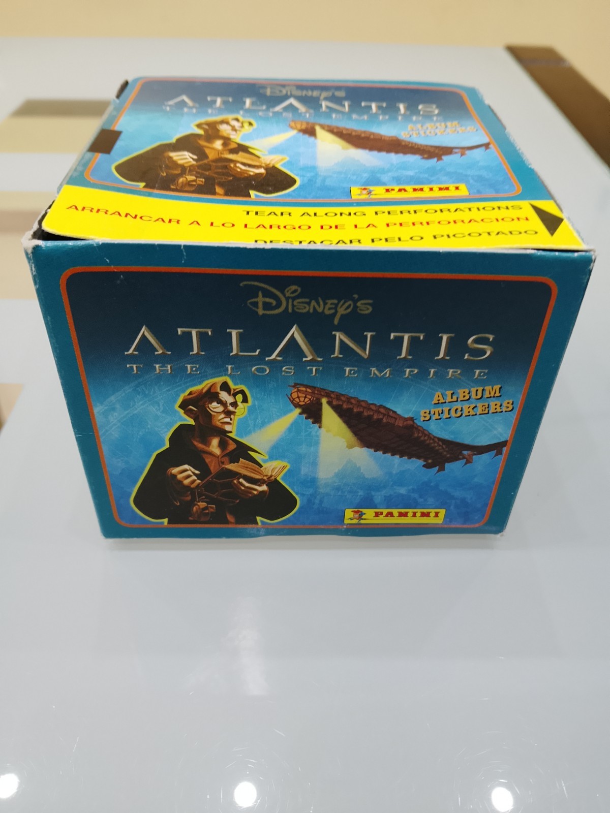 Box sigillato 50 bustine figurine Panini Atlantis The Lost Empire Disney 2001 