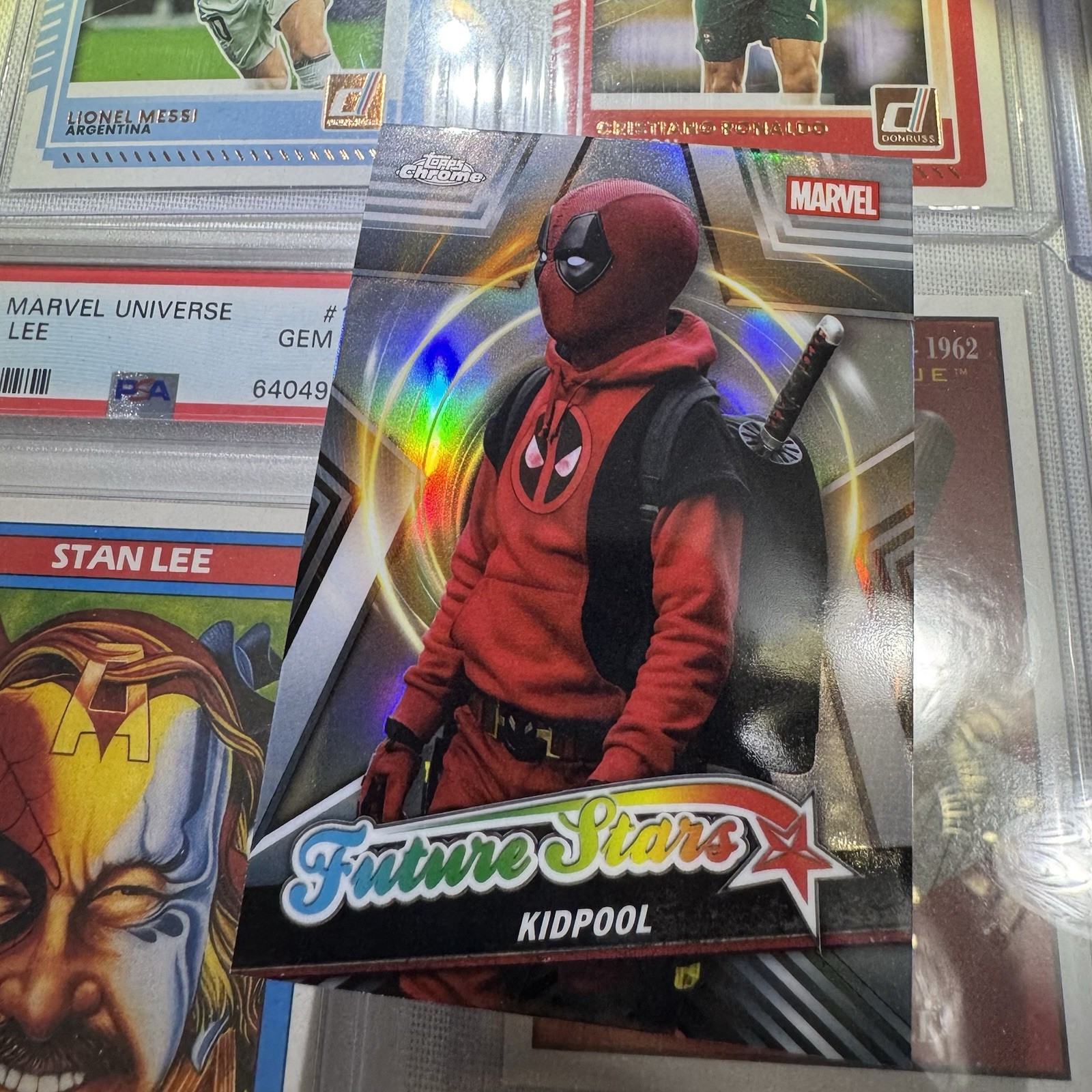 2025 Topps Chrome Marvel Deadpool #FS-7 Kidpool Future Stars