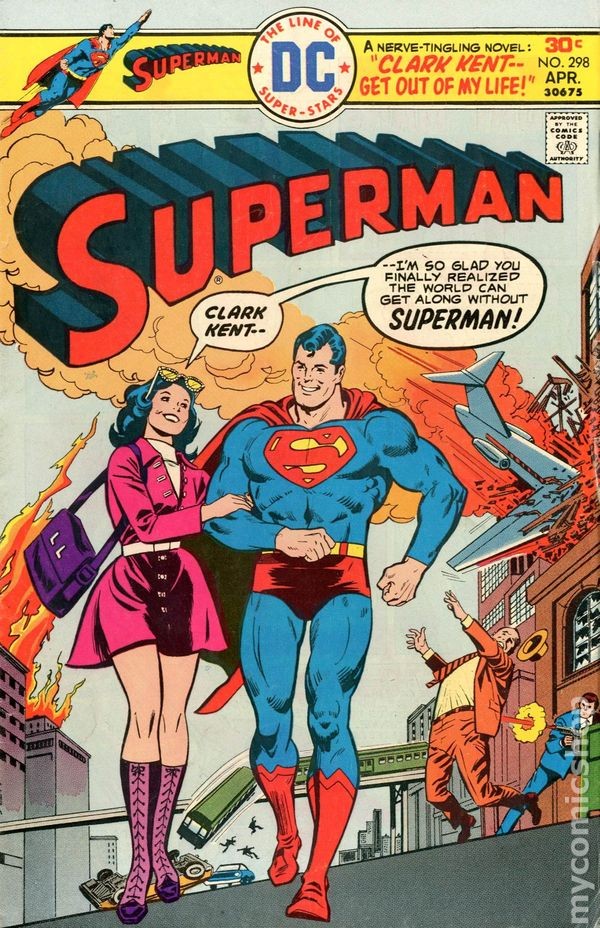 Superman #298 FN 6.0 1976 Immagine Stock