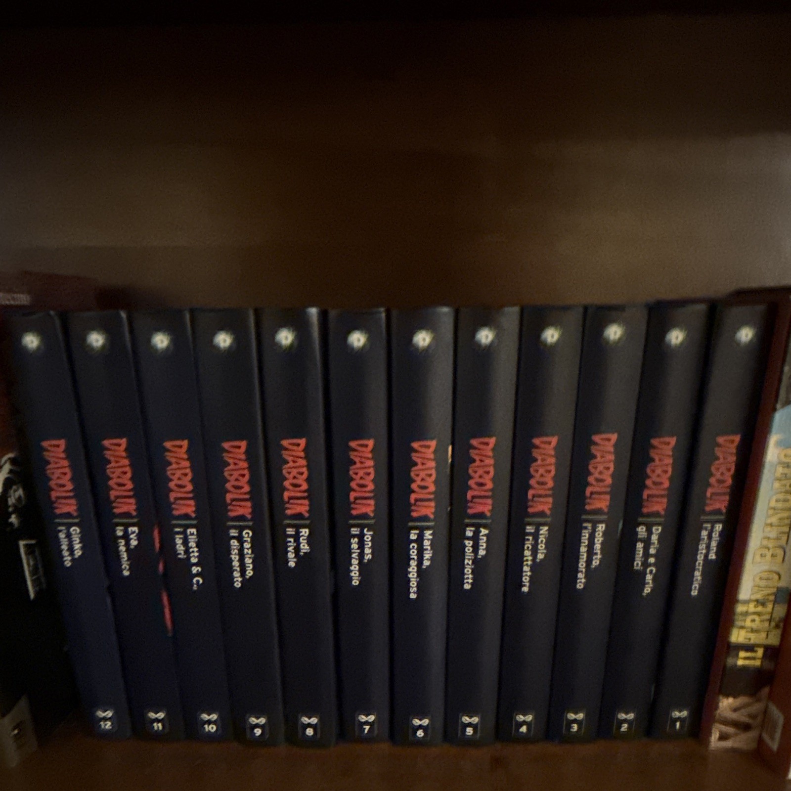 Serie completa 1/12 Diabolik come nuova mai aperti.