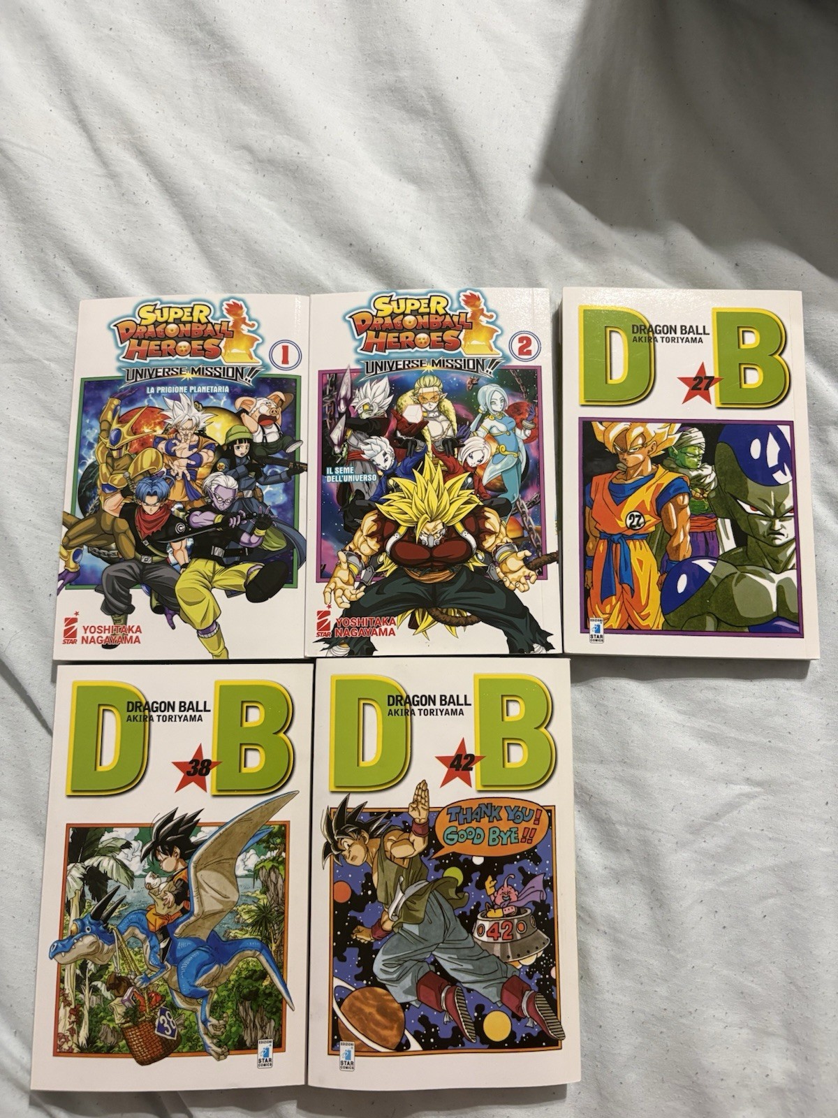 manga dragonball  vol. 27 38 42 + dragonball heroes 1-2