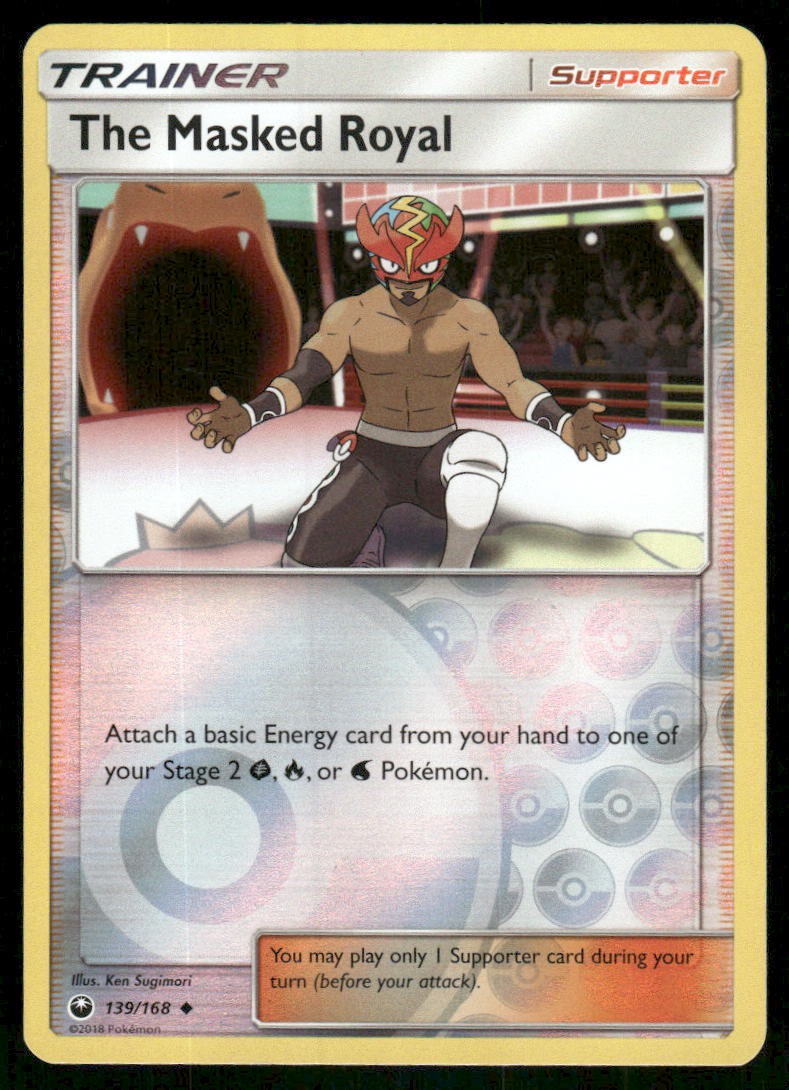 The Masked Royal 139/168 Non Comune Tempesta Celeste Pokemon Reverse Holo Near Mint