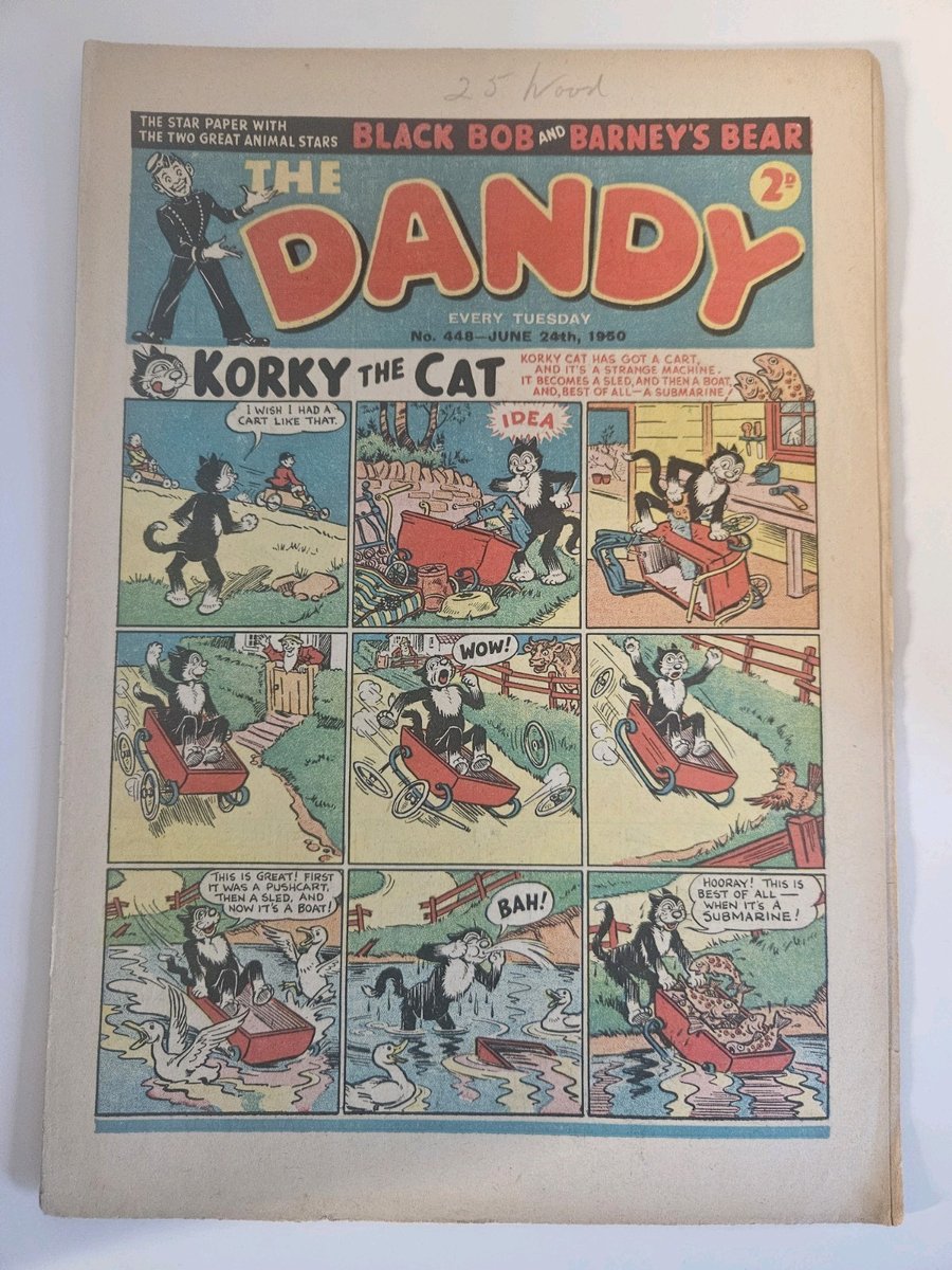 The Dandy Comic - #448 Jun 24th 1950  v/gd cond