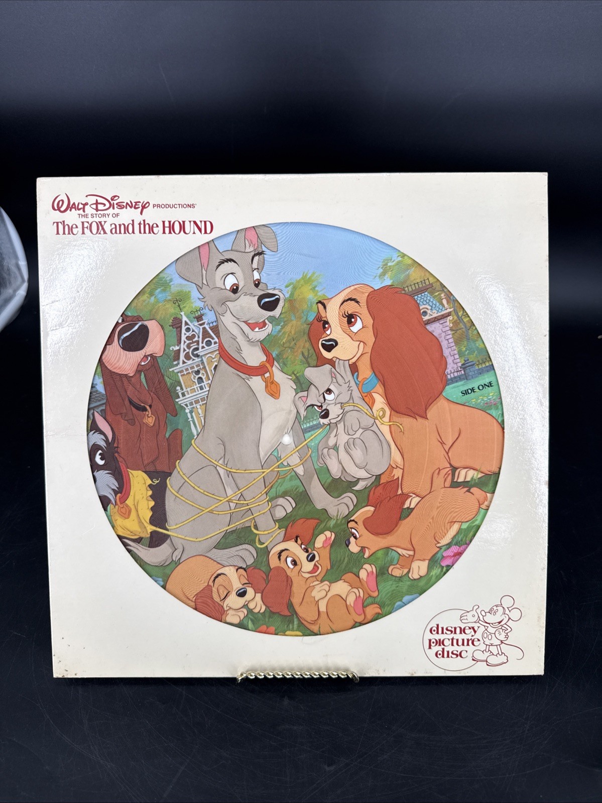 LP SOUNDTRACK WALT DISNEY Lady and the Tramp PICTURE DISC 3103 NEAR MINT