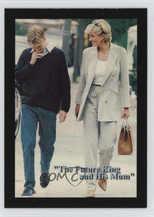 1997 Diana: Queen of Hearts Princess Diana The Future King and His Mom #11 0w6