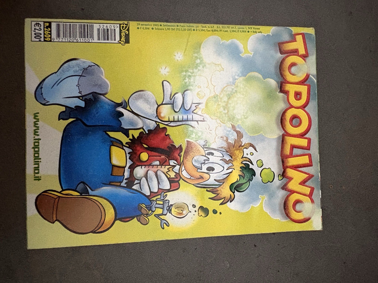 Disney Topolino n. 1209 (2005) Massimo De Vita fumetto a colori ITA