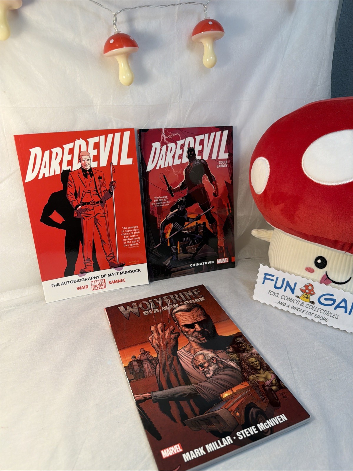 Lot of 3 TPBs Daredevil & Wolverine