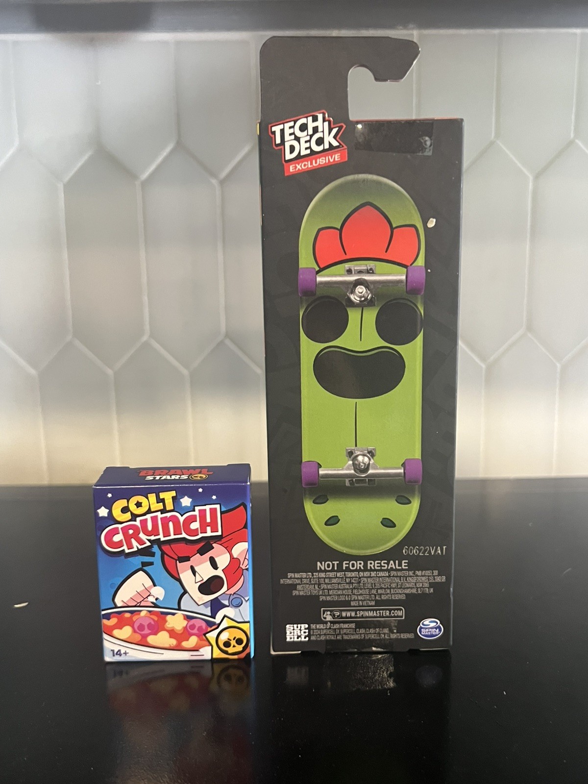 2026 SDCC EXCLUSIVE Tech Deck Brawl Stars E spilla smaltata NUOVO IN MANO