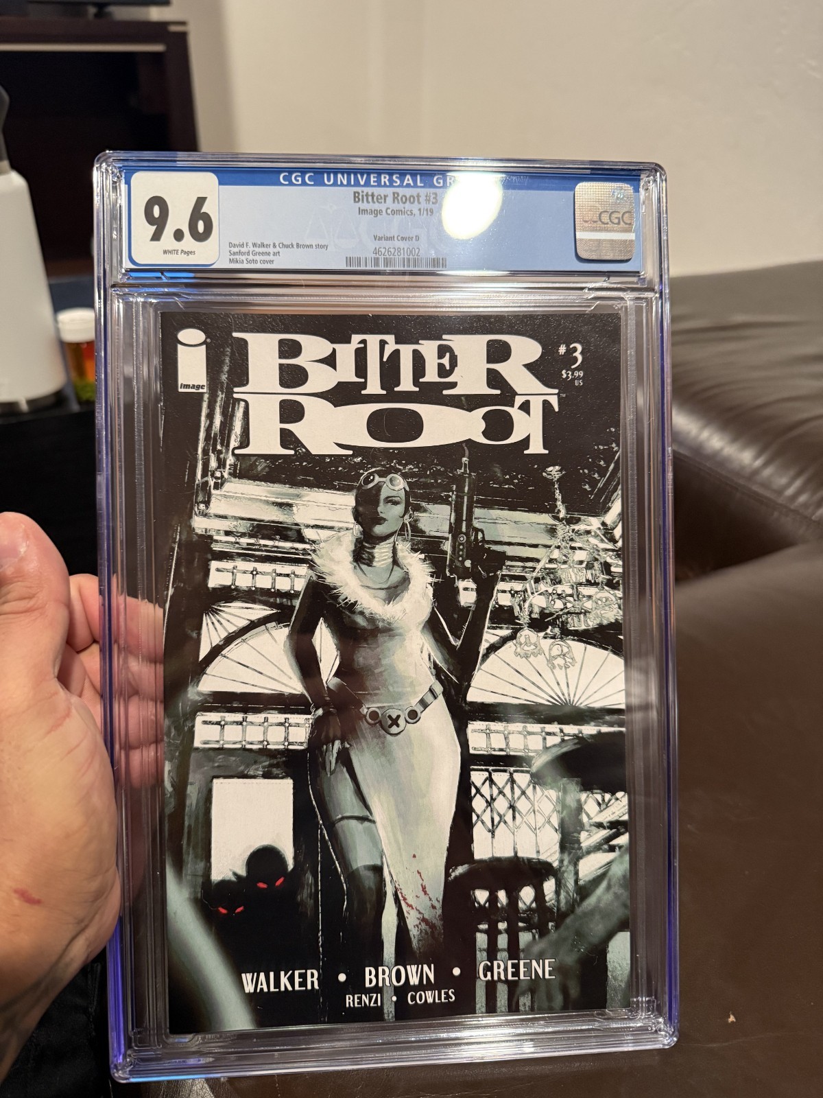 Bitter Root #3 CGC 9.6 Mikia Soto variante copertina bassa stampa immagine fumetti