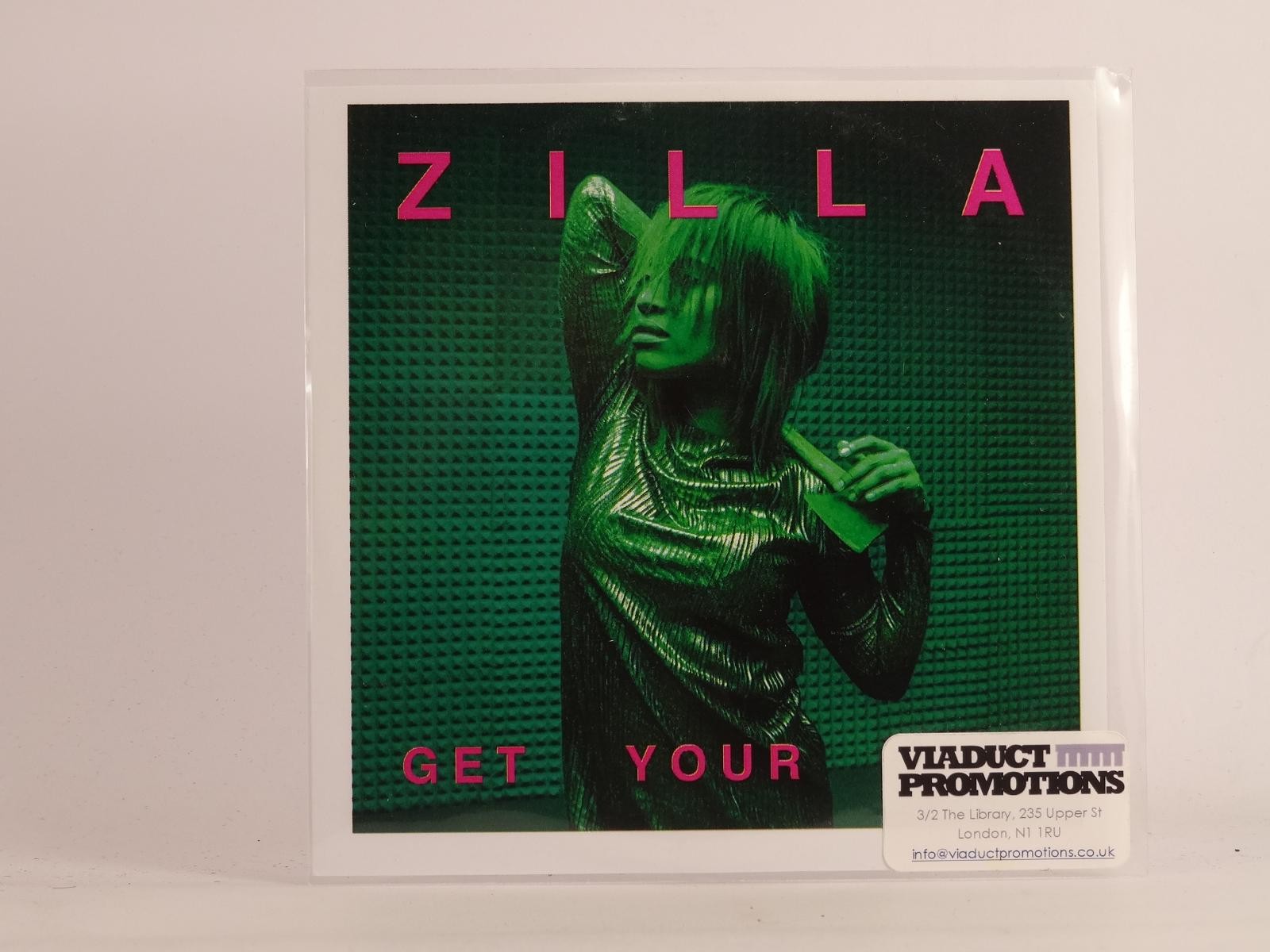 ZILLA GET YOUR WAY (F9) 1 Track Promo CD Single including Picture Sleeve ACCIDEN