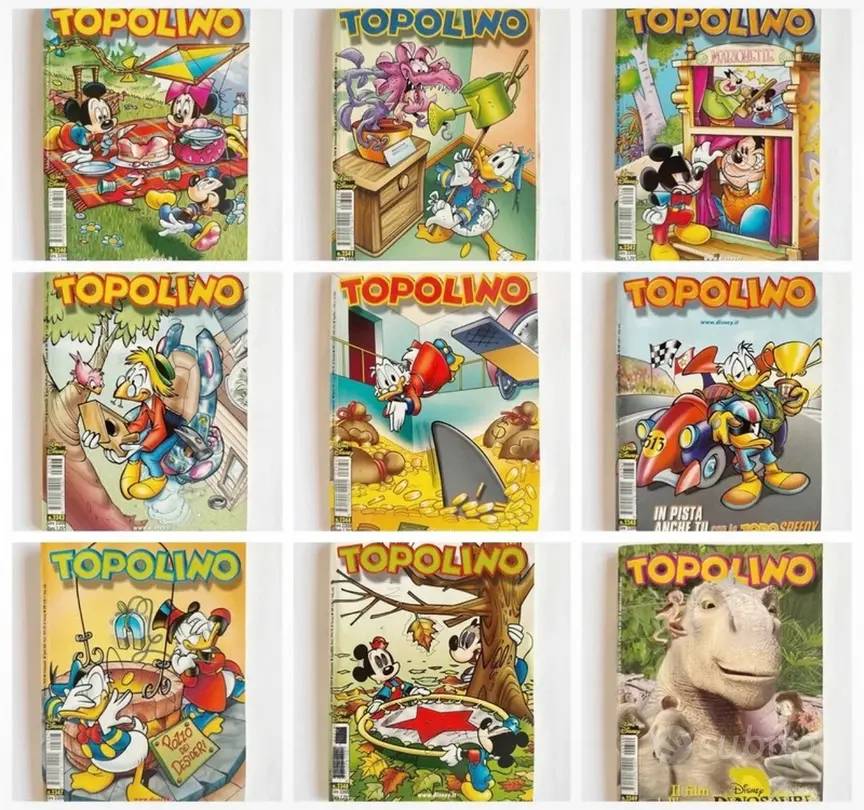 Lotto 98 Fumetti Topolino (dal 2300 al 2399)