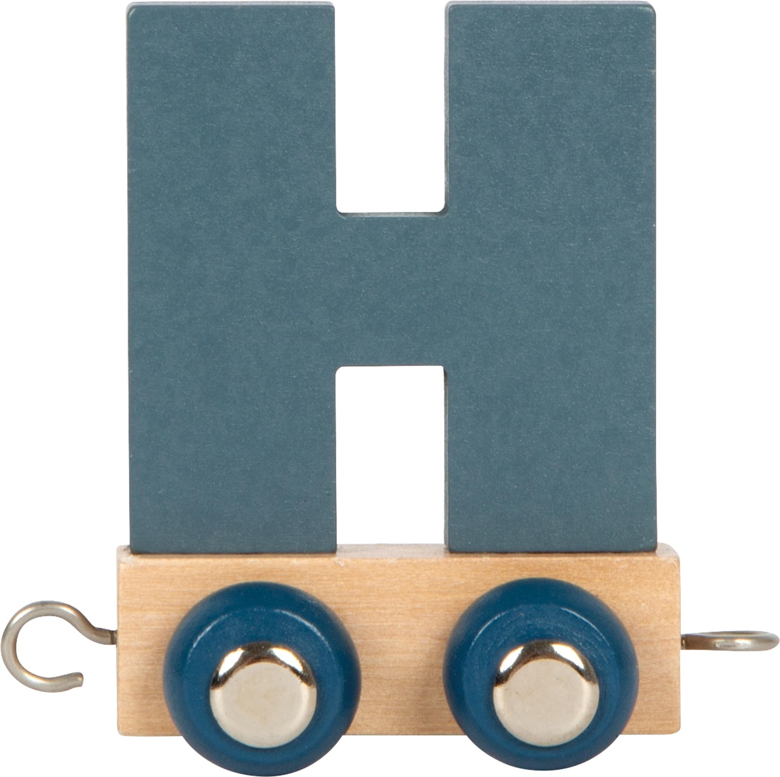 small foot Lettera Trenino Polare H, Trenino in Legno combinabile a CHpJ