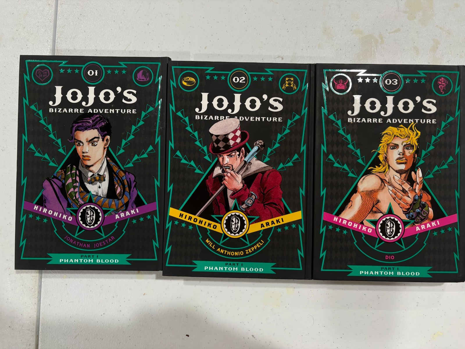 Jojo's Bizarre Adventure Phantom Blood (Parte 1) HC (Vol.1-3) Eng GNs