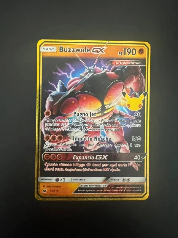 Pokemon 30 anniversario buzzwole gx
