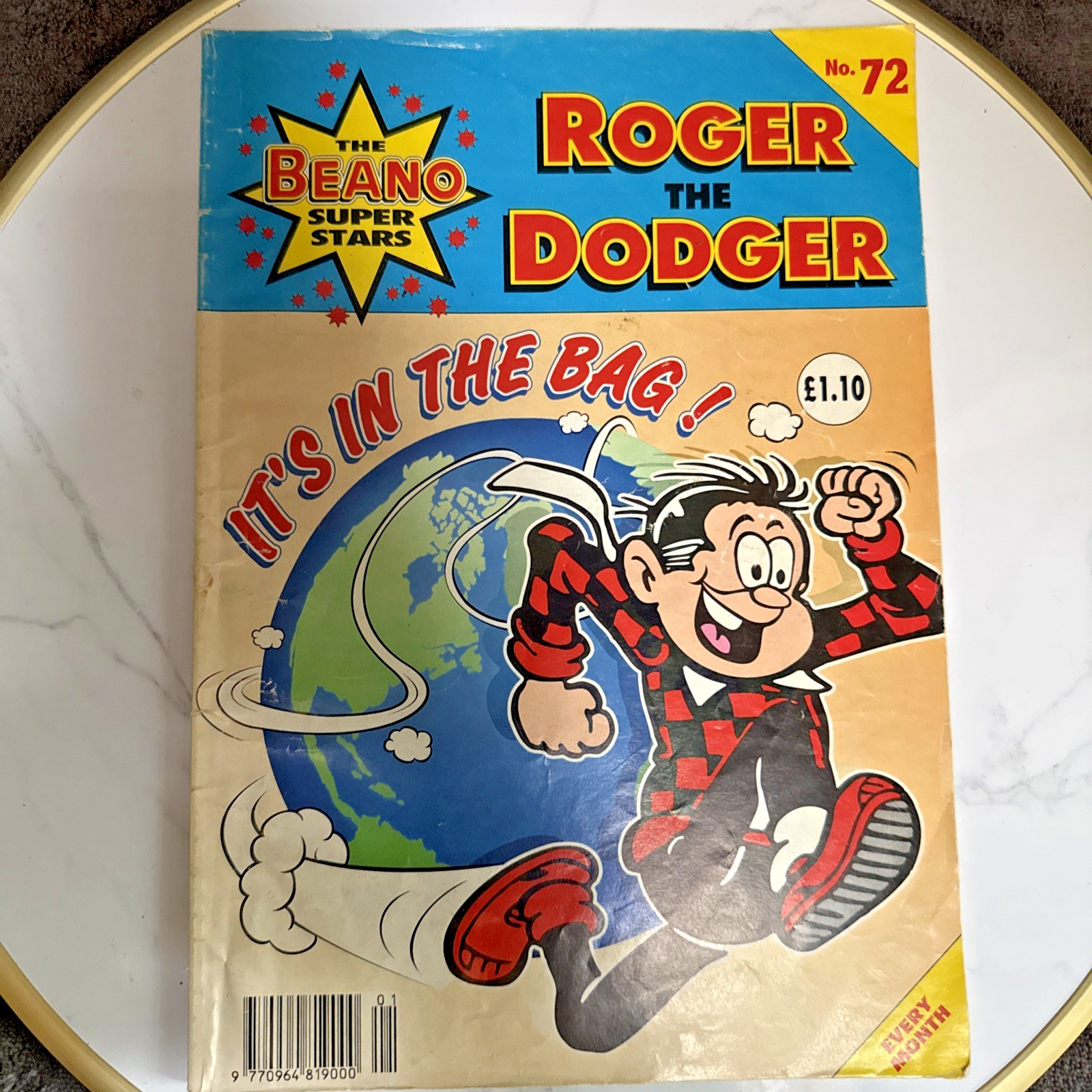 Beano Super Stars fumetto n.72 Roger the Dodger è nella borsa 1997 edizione UK