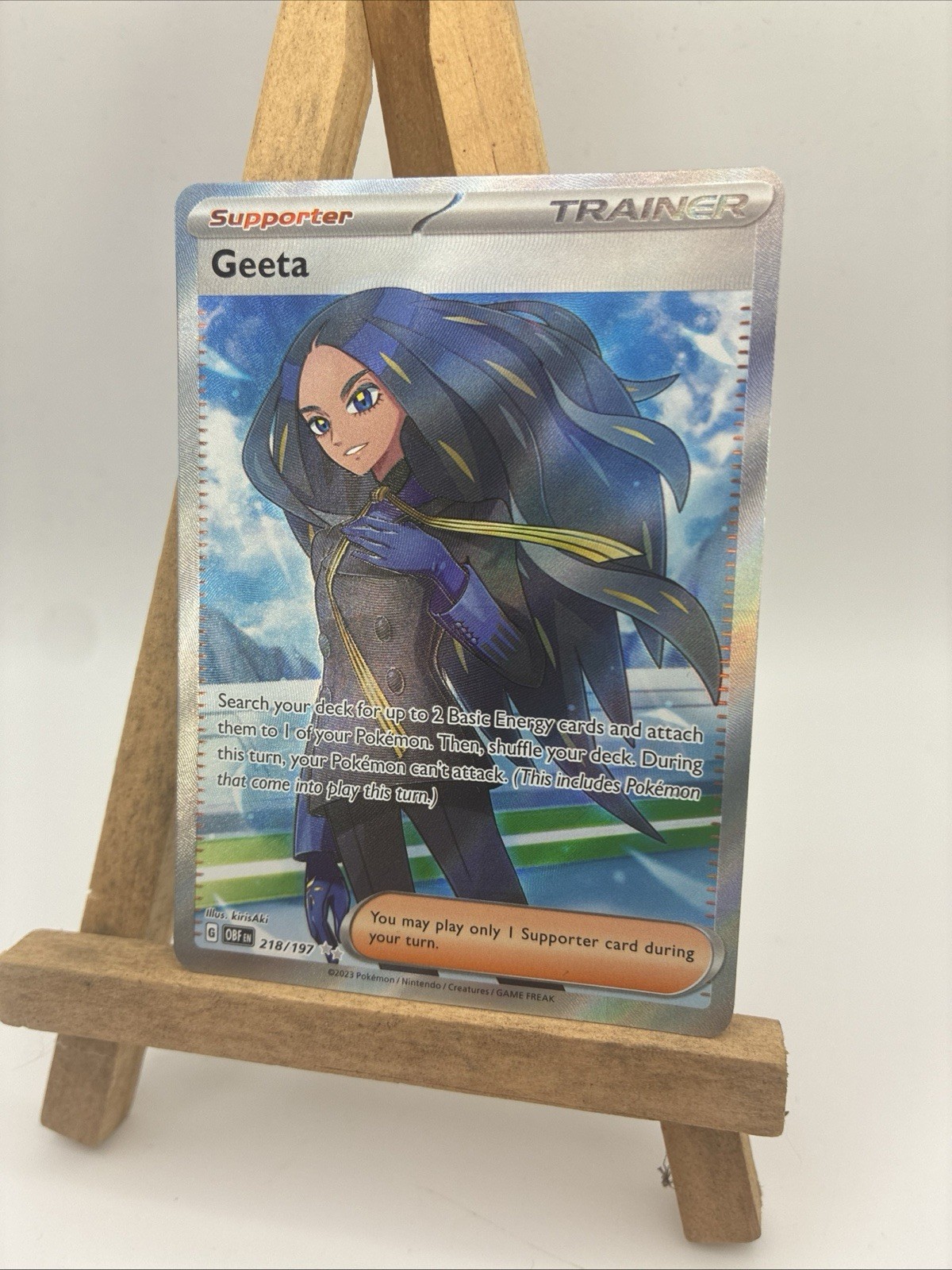 Pokemon - Geeta - 218/197 - Obsidian Flames - Full Art