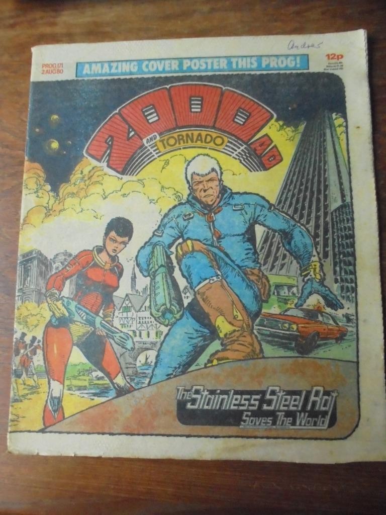 2000AD featuring JUDGE DREDD, prog 171 - 2nd August 1980