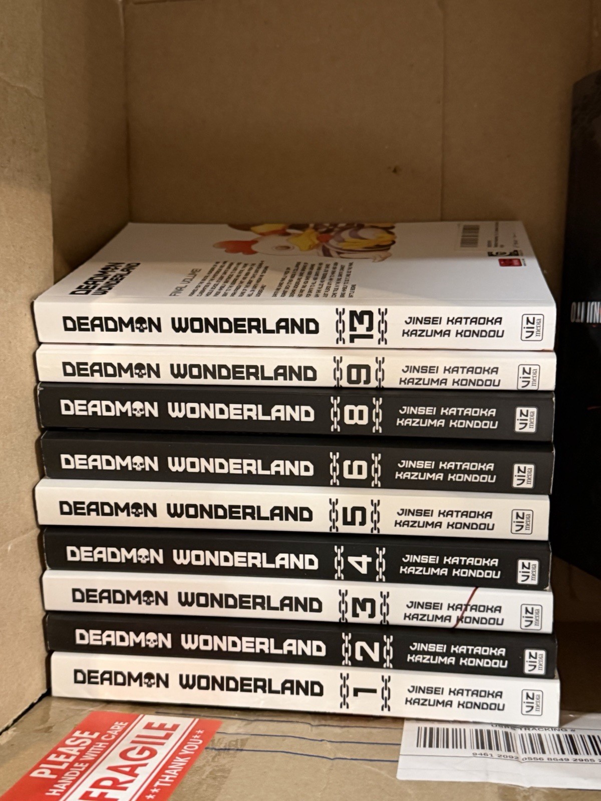 Deadman Wonderland - Vol. 1-9,13 di Jinsei Kataoka (Set manga libri tascabili 2014)
