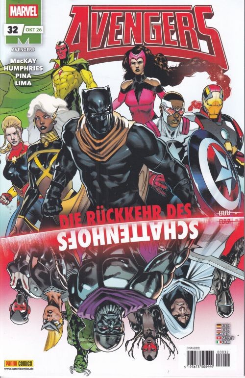 Avengers n.32 nuovo Panini Comics 2026 Marvel nuovo
