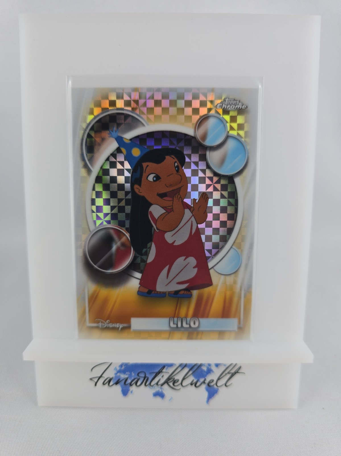 Lilo 2026 Topps Chrome Disney X-Fractor Mega Box Esclusiva #149
