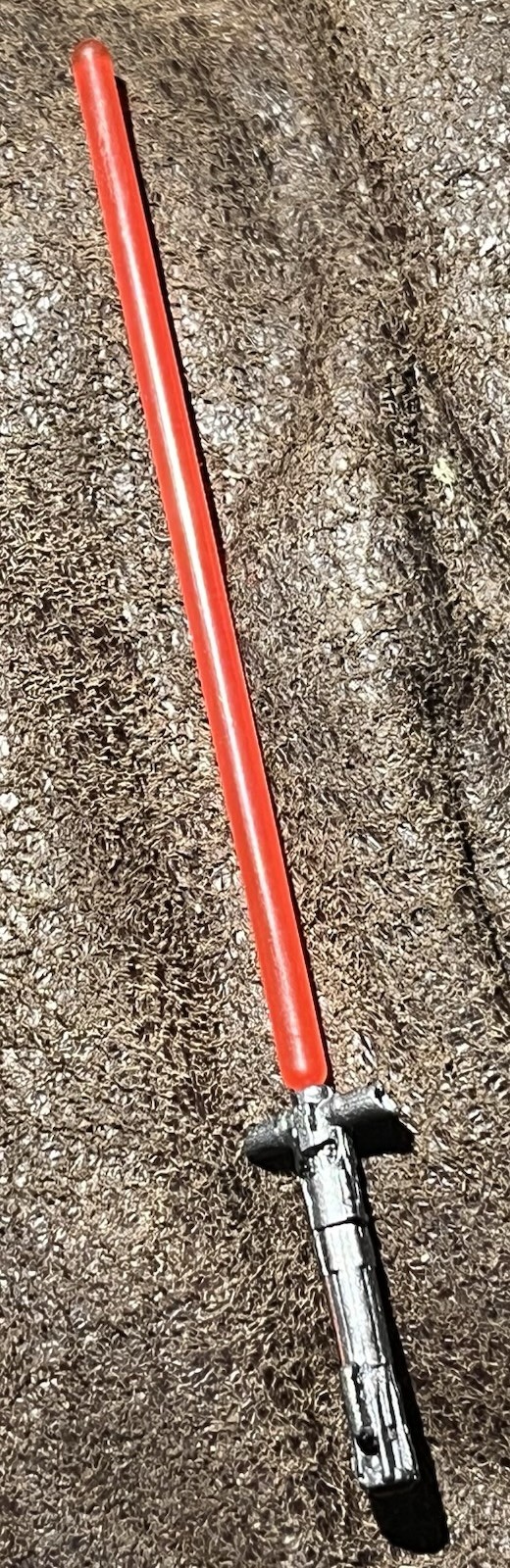 Modellino Star Wars serie nera 2015 Kylo Ren parte spada laser rossa