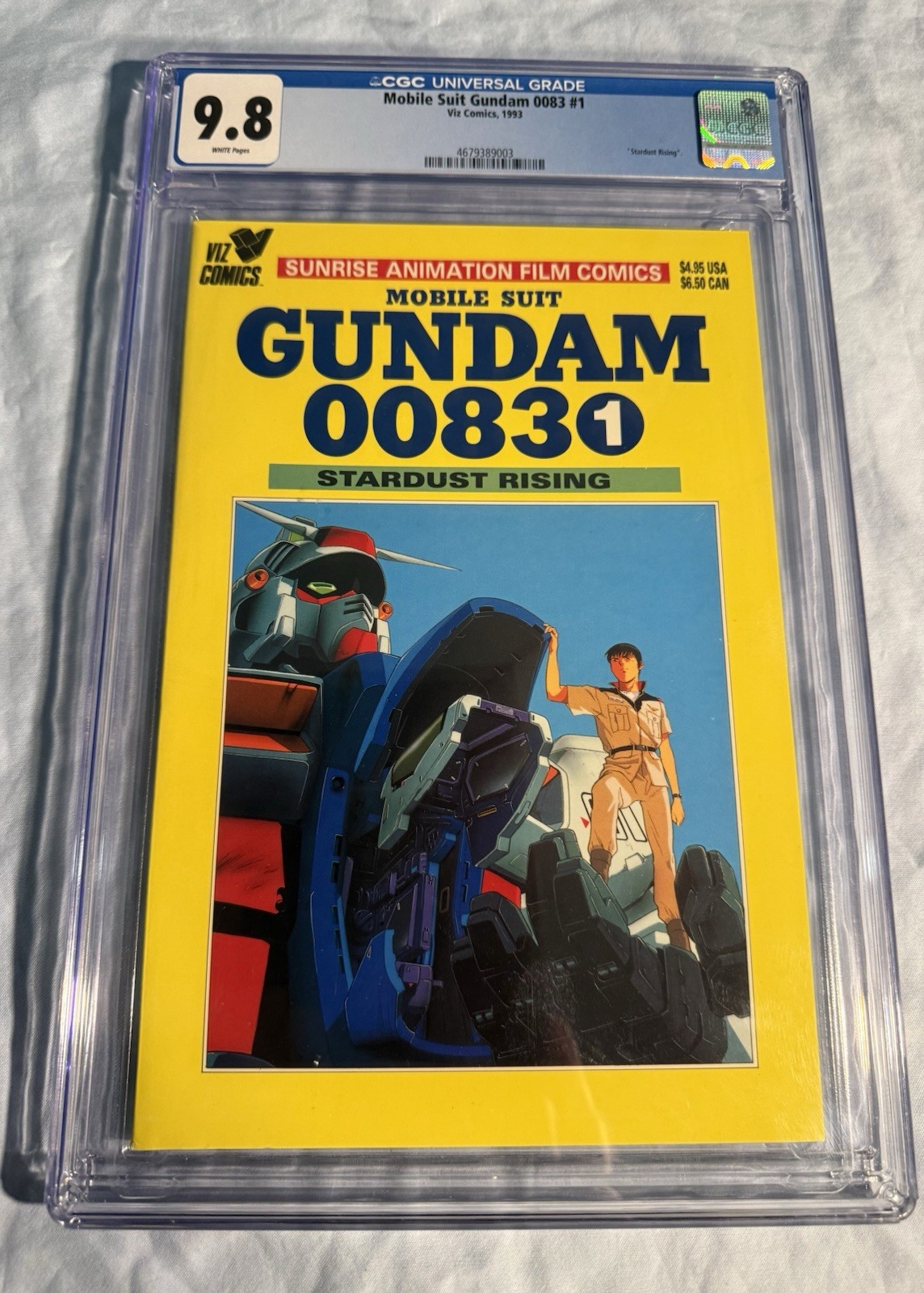 Mobile Suit Gundam 0083 #1 CGC 9.8 RARO HTF 1993 Show con Sydney Sweeney in arrivo