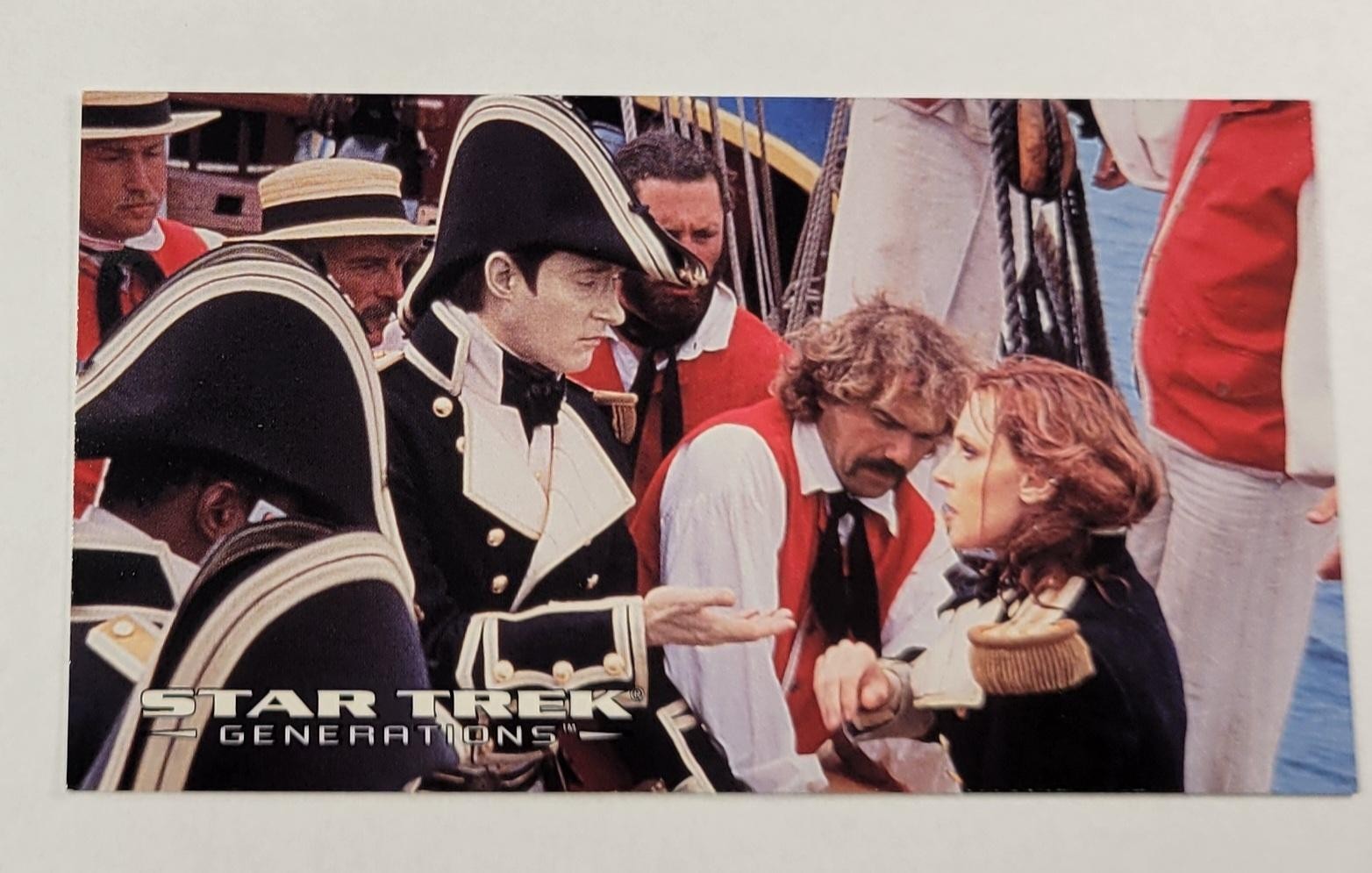 Carta collezionabile SkyBox Star Trek Generations #15 1994 non chiara sul concetto