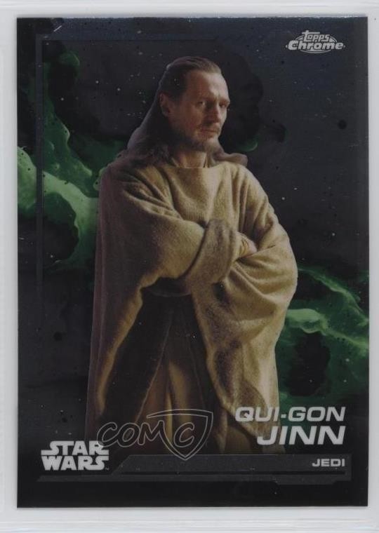 2024 Topps Chrome Star Wars Jedi Qui-Gon Jinn #128 1a7j