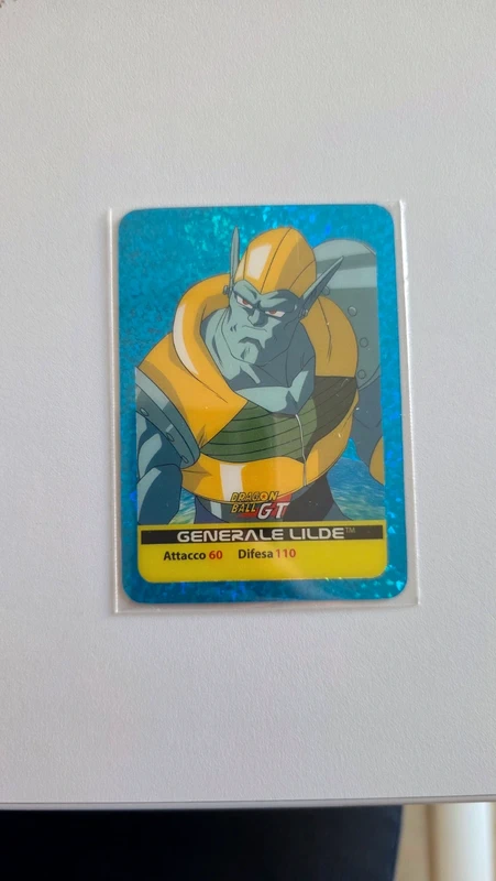 Dragon Ball GT Lamincards Generale Lilde Z18 Zaffiro Edibas 2007