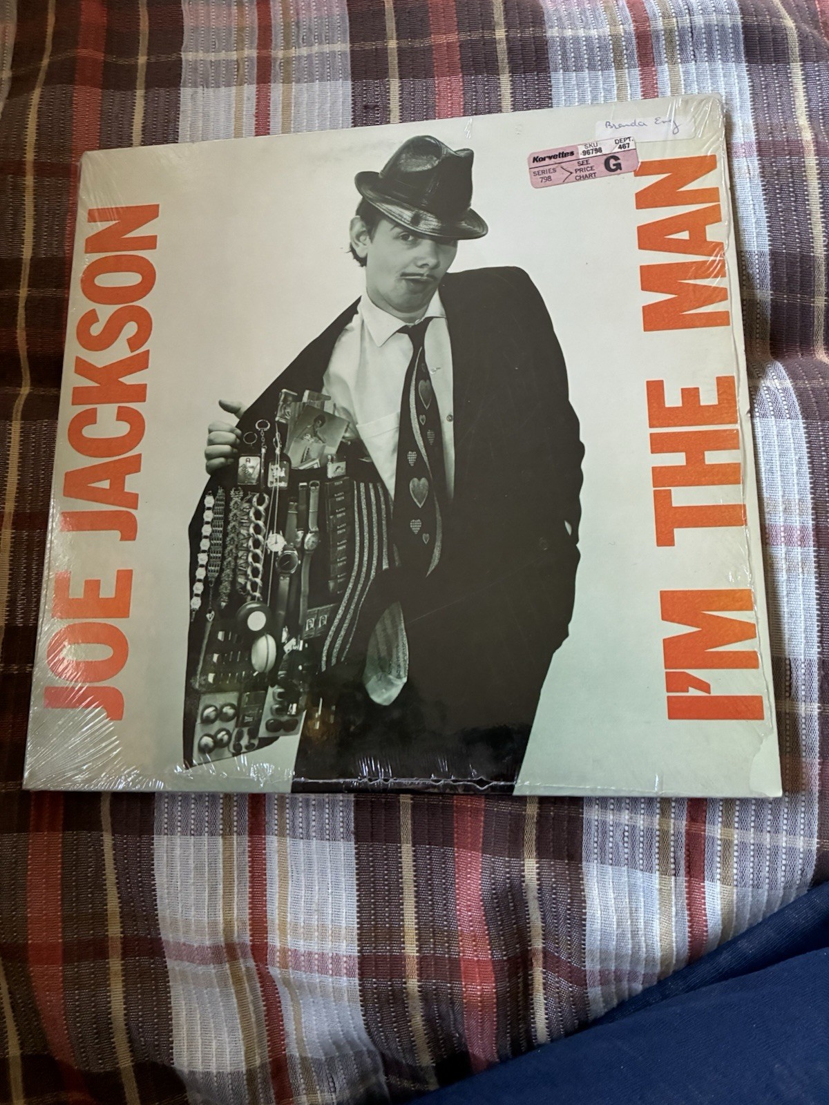 Vtg 1979 Joe Jackson I’m The Man w/Shrink Wrap 